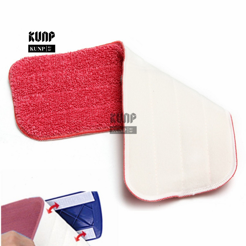 Pakaitinis mikropluošto šluostės padas purškiamoms šluostėms ir šluostėms, plaunamos šluostės galvutėms buitinių dulkių valymo grindų rinkinys iš trijų