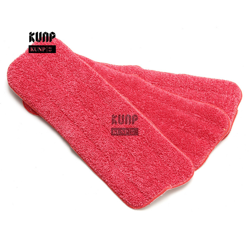 Pakaitinis mikropluošto šluostės padas purškiamoms šluostėms ir šluostėms, plaunamos šluostės galvutėms buitinių dulkių valymo grindų rinkinys iš trijų