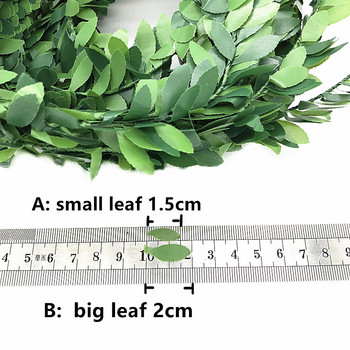 7,5 μέτρα Φυτά γιρλάντας τεχνητού φύλλου Αμπέλου ψεύτικο φύλλωμα Χειροποίητο για διακόσμηση σπιτιού Στολισμός γάμου DIY στεφάνι Μεταξωτό λουλούδι