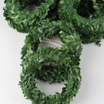 7,5 μέτρα Φυτά γιρλάντας τεχνητού φύλλου Αμπέλου ψεύτικο φύλλωμα Χειροποίητο για διακόσμηση σπιτιού Στολισμός γάμου DIY στεφάνι Μεταξωτό λουλούδι