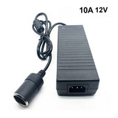 Autós tápadapter átalakító tápfeszültség átalakító váltóáramú adapter DC 110V/ 220V–12V 15A tápegység öngyújtó