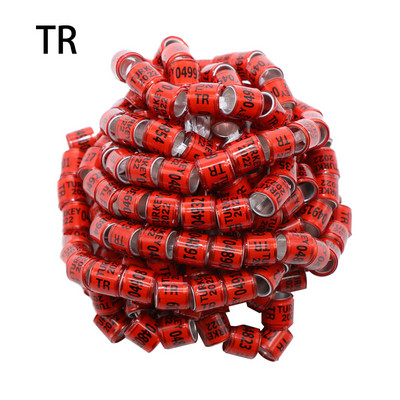 2022 Inele de picior de păsări în stil Arabia Saudită/Turcia Inel de identificare pentru concurs de plastic din aluminiu Semnalizare porumbei porumbei