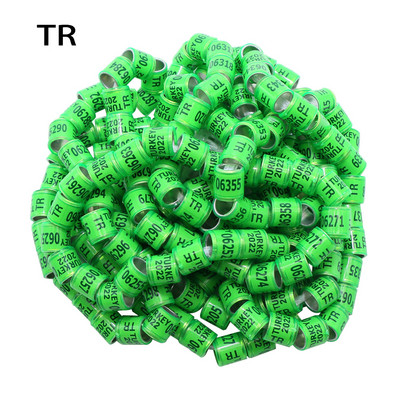2022 Inele de picior de păsări în stil Arabia Saudită/Turcia Inel de identificare pentru concurs de plastic din aluminiu Semnalizare porumbei porumbei