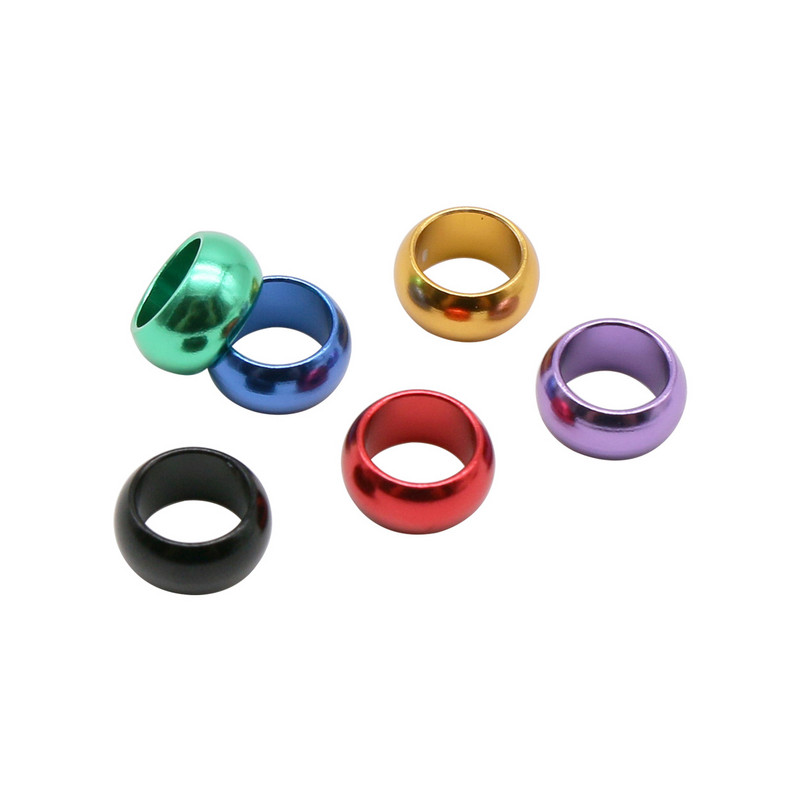 12 buc ID 8/10mm Inel din aluminiu pentru picior de porumbel Inel pentru picior de pasăre fără număr Antrenament de zbor în aer liber Identificare porumbei care poartă