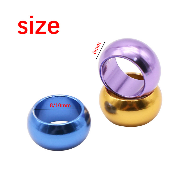 12 buc ID 8/10mm Inel din aluminiu pentru picior de porumbel Inel pentru picior de pasăre fără număr Antrenament de zbor în aer liber Identificare porumbei care poartă