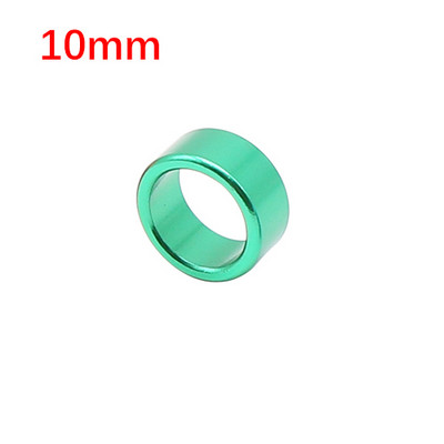 12 vnt Vidinis skersmuo 8/10 mm Aukštis 6 mm Aliuminis paukščio pėdos žiedas Nenumeruotas lauko balandžių skraidymo mokymo identifikatorius