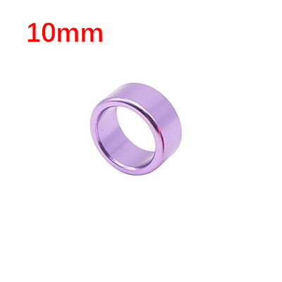 12 vnt Vidinis skersmuo 8/10 mm Aukštis 6 mm Aliuminis paukščio pėdos žiedas Nenumeruotas lauko balandžių skraidymo mokymo identifikatorius