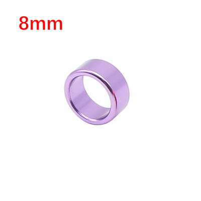 12 vnt Vidinis skersmuo 8/10 mm Aukštis 6 mm Aliuminis paukščio pėdos žiedas Nenumeruotas lauko balandžių skraidymo mokymo identifikatorius