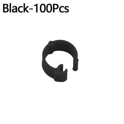 100 db 10 színben Madarak láb Gyűrűk Belső átmérő 8mm Szélesség 7mm Műanyag klip gyűrű Galamb Fürjláb Gyűrű Farm Állathordozó