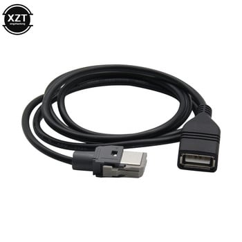 Προσαρμογέας καλωδίου USB αυτοκινήτου 4Pin Καλώδιο USB για Peugeot 207 307 308 408 508 για Citroen με CD Player RD43 RD45 RD9
