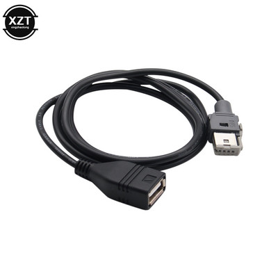 Autós USB kábel adapter 4 Pin USB kábel Peugeot 207 307 308 408 508 Citroenhez RD43 RD45 RD9 CD lejátszóval
