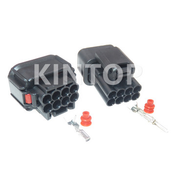 1 комплект 8 пина 6181-6850 6189-7423 Гнездо за аудио кабел за автомобил за Honda Civic Odyssey XRV VEZEL Auto LED фарове Запечатан конектор