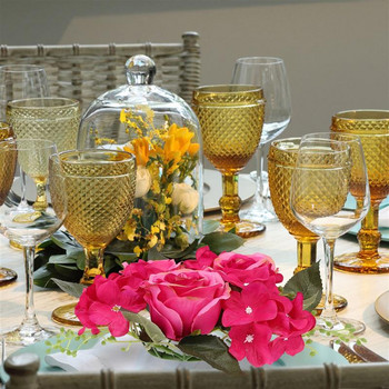 Изкуствено цвете, зеленина, свещ, пръстен, венец за селскостопанска къща, сватбено тържество Централна маса, декорация на дома