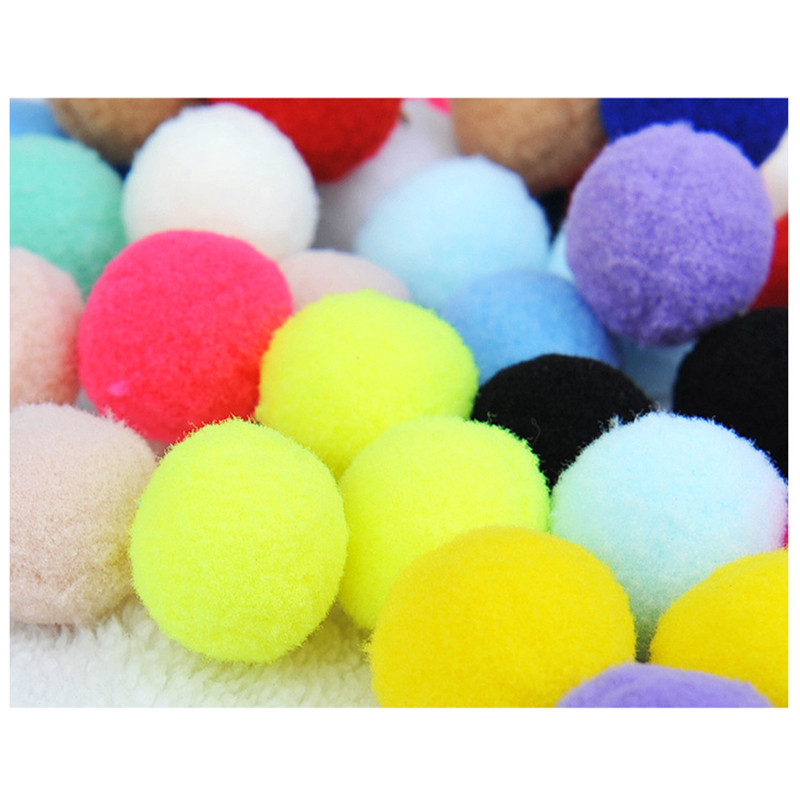 10/20/30/50 buc. Minge de pluș jucării pentru pisici, bilă colorată, rezistentă la mușcături, bile interactive amuzante pentru pisici, jucărie de mestecat, accesorii pentru animale de companie