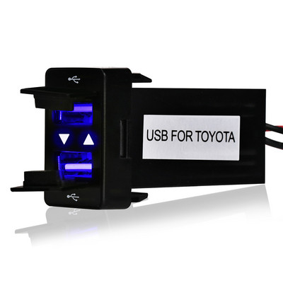 12V USB autós töltő aljzat tápadapter autós gyorstöltő tartozékok Toyotához Hondához Mitsubishihez Suzukihoz Mazdához