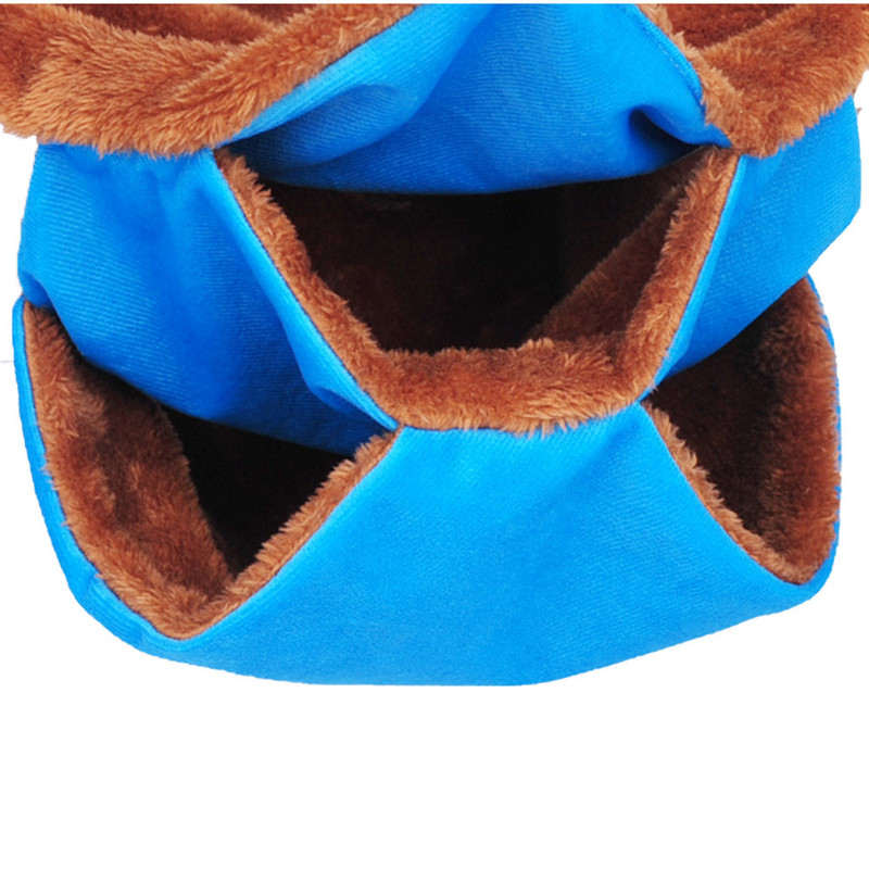 Noul hamac pentru animale de companie, cu trei niveluri, labirint, plus pentru menținerea caldă, instrument pentru sac de dormit pentru hamster