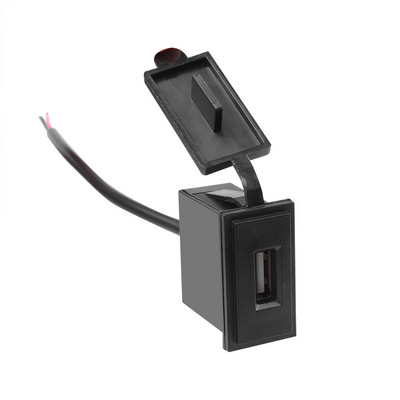 12V-24V autós töltő aljzat Kettős USB port 3.1A Auto Adapter Vízálló Porálló telefontöltő Iphone Xiaomi Redmi Samsunghoz