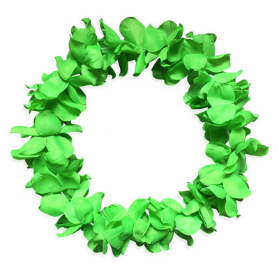 Divat Nyári Hawaii Virág Nyaklánc Szín Hawaii Virág Leis Díszruha Party Hawaii Beach DIY Party Beach Dekoráció