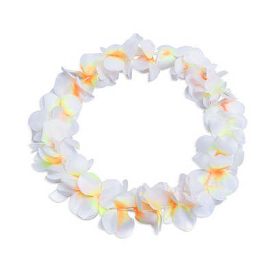 Divat Nyári Hawaii Virág Nyaklánc Szín Hawaii Virág Leis Díszruha Party Hawaii Beach DIY Party Beach Dekoráció