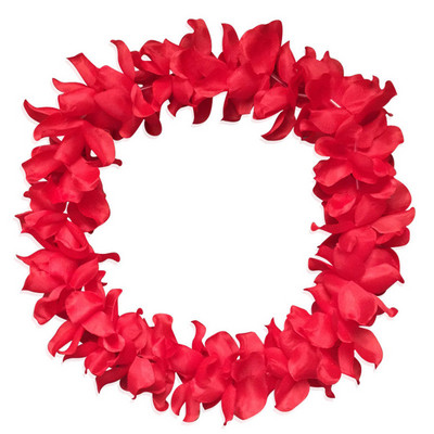Divat Nyári Hawaii Virág Nyaklánc Szín Hawaii Virág Leis Díszruha Party Hawaii Beach DIY Party Beach Dekoráció