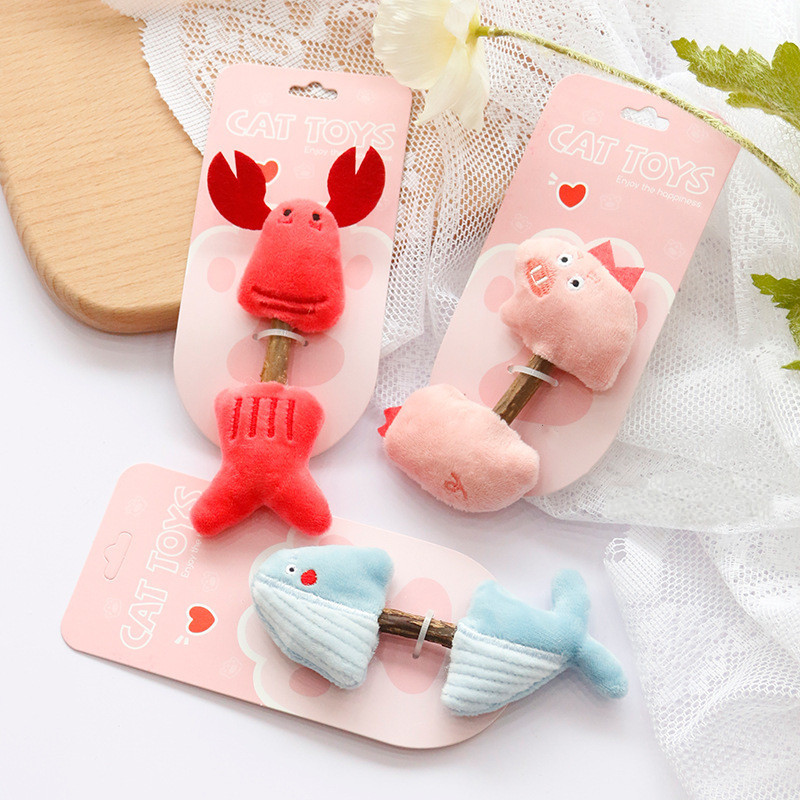 Pure Natural Catnip Lemn Jucărie pentru pisici Siguranță Molar Pastă de dinți Crengi Curățarea dinților Gustări pentru pisici Jucării pentru pisoi Papusa drăguță Articole pentru animale de companie