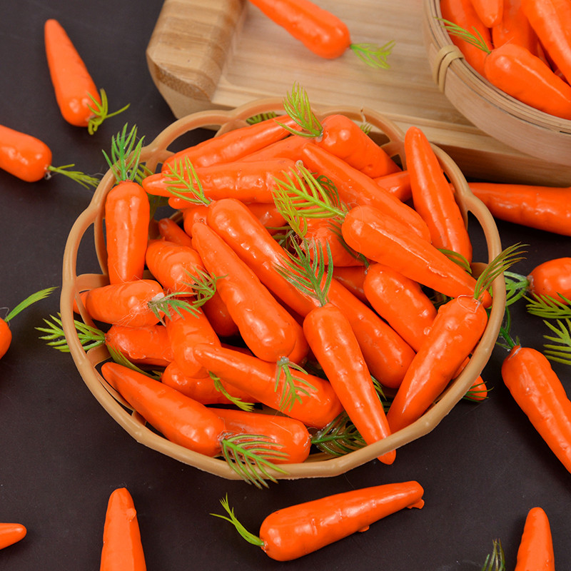 25/50 buc. Decoratiuni de Paște Simulare Morcov Mini Spumă Artificială Legume Morcovi Ornament de Paște Decorare pentru casa Cadouri pentru copii