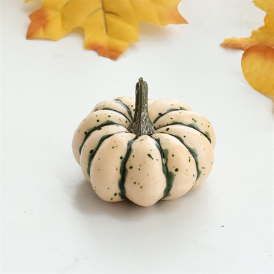 Mini mesterséges Halloween tök dekor szimuláció növényi barkácsolás kézműves Halloween otthoni parti dekoráció kellékek parasztház betakarítása