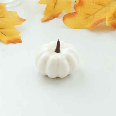 Mini mesterséges Halloween tök dekor szimuláció növényi barkácsolás kézműves Halloween otthoni parti dekoráció kellékek parasztház betakarítása