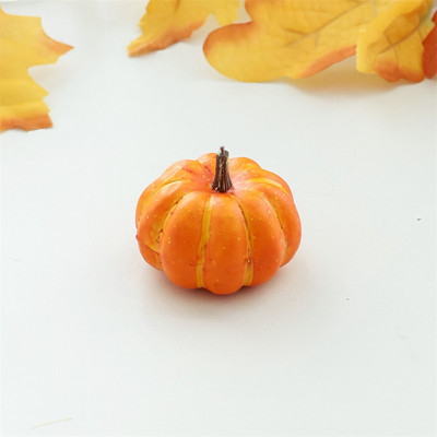 Mini mesterséges Halloween tök dekor szimuláció növényi barkácsolás kézműves Halloween otthoni parti dekoráció kellékek parasztház betakarítása