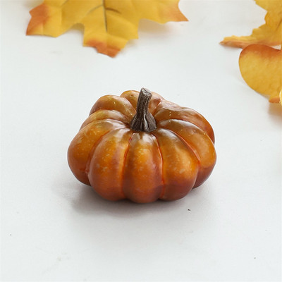 Mini mesterséges Halloween tök dekor szimuláció növényi barkácsolás kézműves Halloween otthoni parti dekoráció kellékek parasztház betakarítása