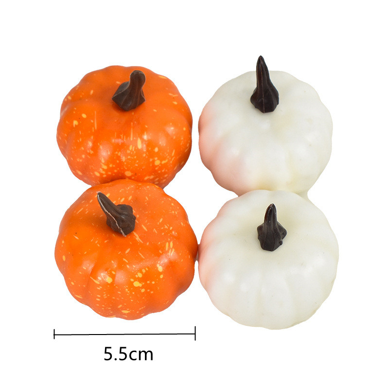 12 buc Mini Artificial Dovleac de Halloween Decor Simulare Legume DIY Artizanat Halloween Home Decor Party Farmhouse Recolte