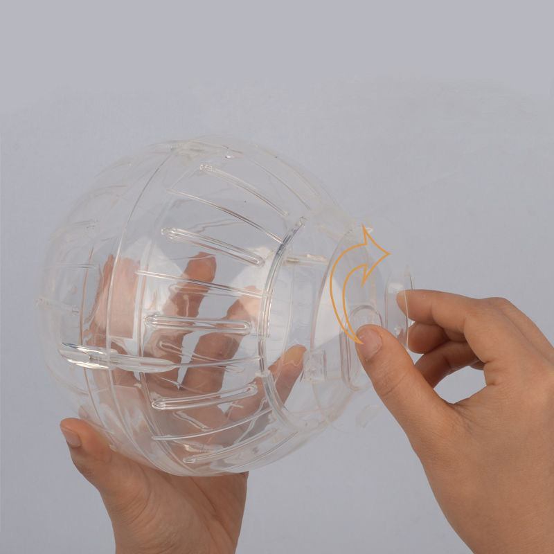 Banda de alergare pentru hamsteri, din plastic, jucărie cu bile rotundă pentru hamsteri, șobolani, animale mici, pentru alergare, articole sportive accesorii hamster ruso
