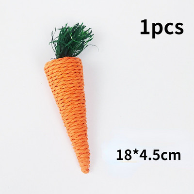 Hamstri jänese närimismänguasi hammustada lihvida hambaid mänguasjad maisi porgandiga kootud pallid hammaste puhastamiseks Redis molaarmänguasjad lemmikloomatarbed 1 tk