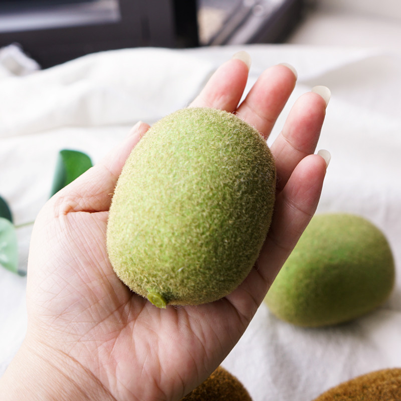 1 buc. Simulare artificială Kiwi Fructe Legume Grădiniță Gradină Fotografie Prop Familie Decorare Bucătărie Lucru manual DIY