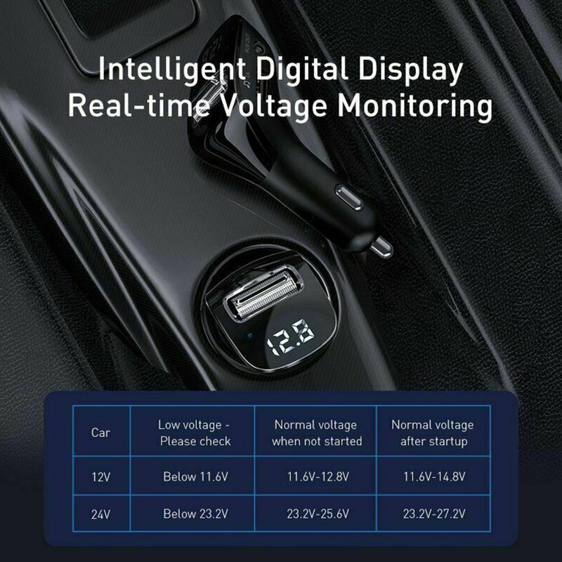 Bluetooth 5.0 Aux Mâini libere Kit auto fără fir Încărcător auto USB dublu Modulator FM Auto Radio Transmițător FM pentru automobile Player MP3