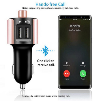 Ασύρματος πομπός Bluetooth FM Hands Free Προσαρμογέας ραδιοφώνου αυτοκινήτου για ήχο αυτοκινήτου MP3 Player USB Φορτιστής αυτοκινήτου Αξεσουάρ αυτοκινήτου
