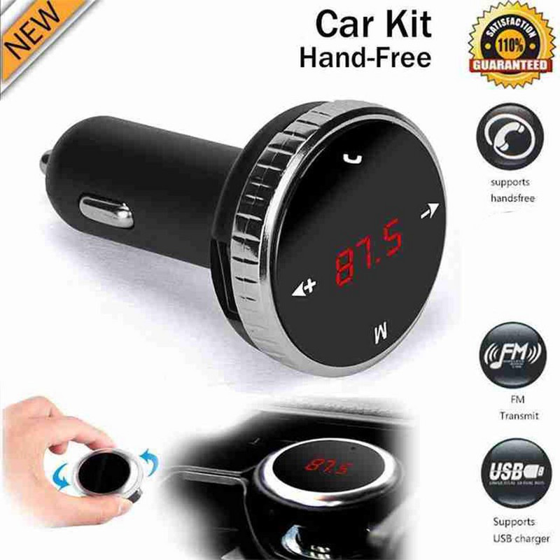 Transmițător FM Auto fără fir compatibil Bluetooth Kit modulator radio FM Încărcător auto Mâini libere Audio Aux Auto Mp3 Music Player USB