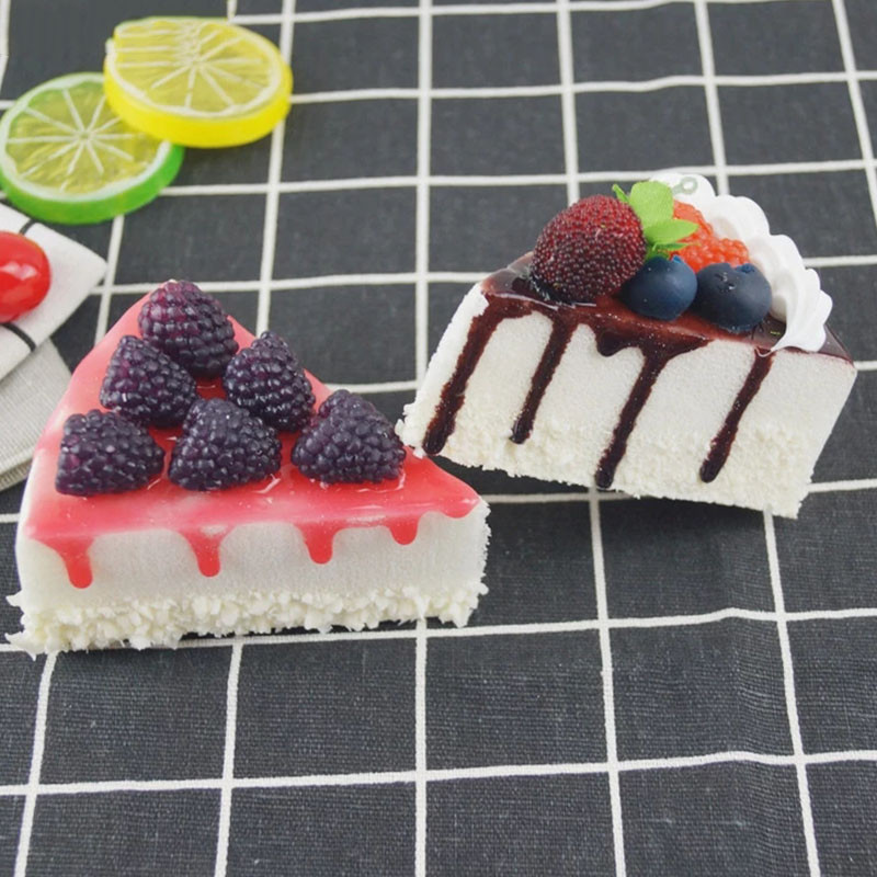 Prăjituri cu fructe artificiale Desert Mâncare falsă Pâine Simulare Tort Model Decorare Fotografie Recuzită Ornament de afișare Jucării pentru copii