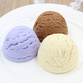 Simulation Ice Cream Ball Model Fake Sweet Sweet Cone Dessert Shop Lifelike Ice Cream Decor Photography Props Fake Food Model Στολίδι