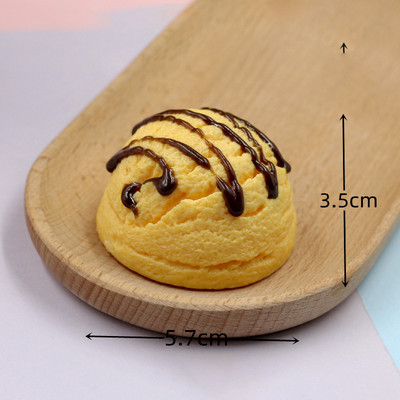 Simulation Ice Cream Ball Model Fake Sweet Sweet Cone Dessert Shop Lifelike Ice Cream Decor Photography Props Fake Food Model Στολίδι