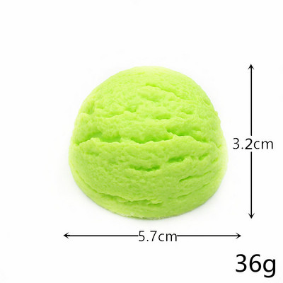 Simulation Ice Cream Ball Model Fake Sweet Sweet Cone Dessert Shop Lifelike Ice Cream Decor Photography Props Fake Food Model Στολίδι