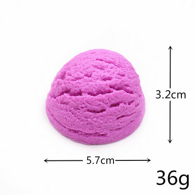 Simulation Ice Cream Ball Model Fake Sweet Sweet Cone Dessert Shop Lifelike Ice Cream Decor Photography Props Fake Food Model Στολίδι