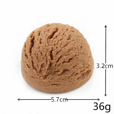 Simulation Ice Cream Ball Model Fake Sweet Sweet Cone Dessert Shop Lifelike Ice Cream Decor Photography Props Fake Food Model Στολίδι