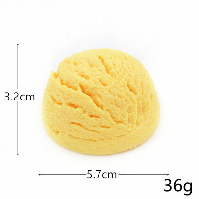 Simulation Ice Cream Ball Model Fake Sweet Sweet Cone Dessert Shop Lifelike Ice Cream Decor Photography Props Fake Food Model Στολίδι
