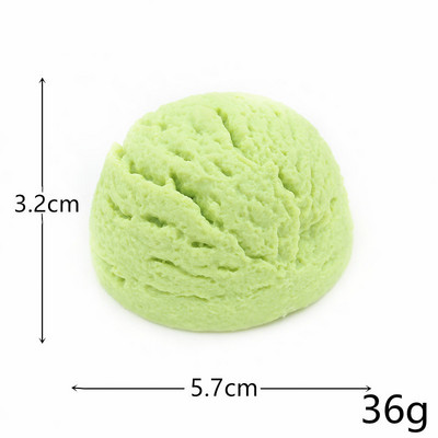 Simulation Ice Cream Ball Model Fake Sweet Sweet Cone Dessert Shop Lifelike Ice Cream Decor Photography Props Fake Food Model Στολίδι