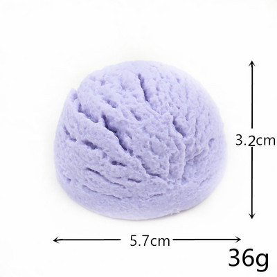 Simulation Ice Cream Ball Model Fake Sweet Sweet Cone Dessert Shop Lifelike Ice Cream Decor Photography Props Fake Food Model Στολίδι
