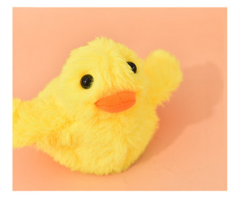 Flapping Duck Cat Toys Интерактивни електрически играчки за птици Миеща се плюшена играчка за котка с котешка билка Сензор за вибрации Котешка игра Играчка Коте