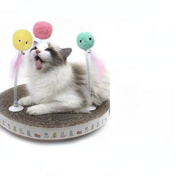 Smart Cat Toys Interactive Ball Catnip Cat Training Toy Pet Playing Ball Pet Squeaky Supplies Продукти Играчка за котки Kitten Kitty
