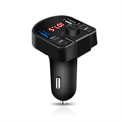 Πομπός Bluetooth Fm Usb Aux Modulator Handsfree Car Kit Audio Car Mp3 Player 3.1A Fast Charge Dual Usb Car Car Charger Adapter