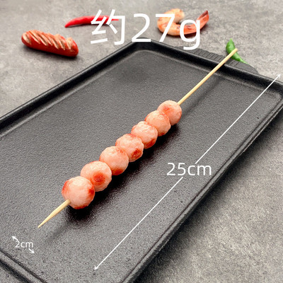 Szimulált barbecue BBQ nyárs Hamis étel Modell fotózás kellék Édes asztaldísz lakberendezés Gyerek konyhai játék